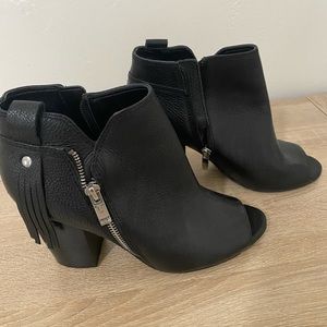 Marc Fisher leather ankle booties